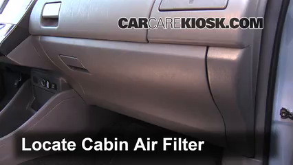 2012 Toyota Prius V 1.8L 4 Cyl. Air Filter (Cabin) Check